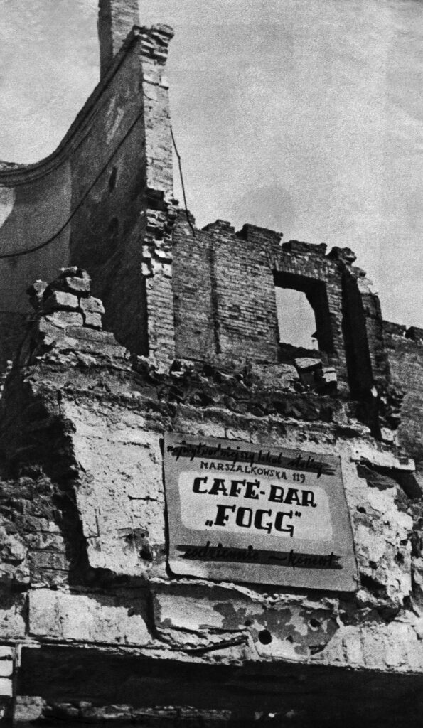 Cafe-Bar Fogg mieściła się w latach 1945-1946 pod adresem ul. Marszałkowska 119 (fot. archiwum rodziny Foggów)